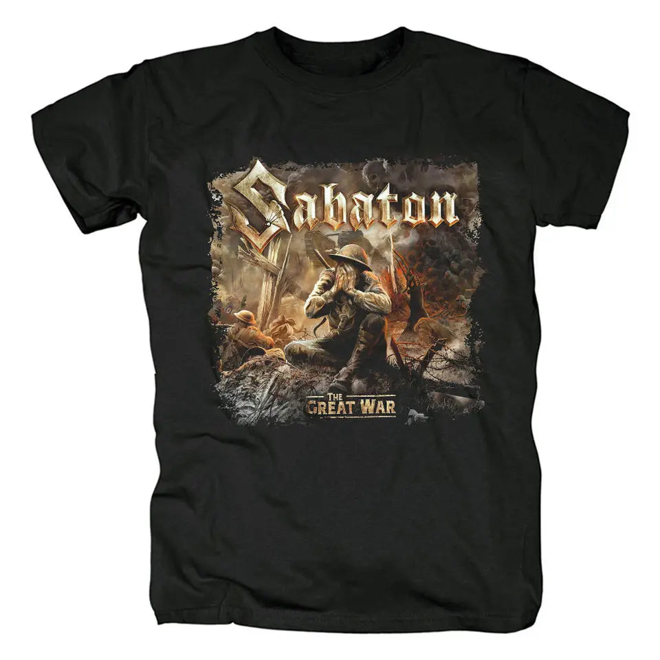 Sabaton Unisex T-Shirt - Rock & Metal Band Tee