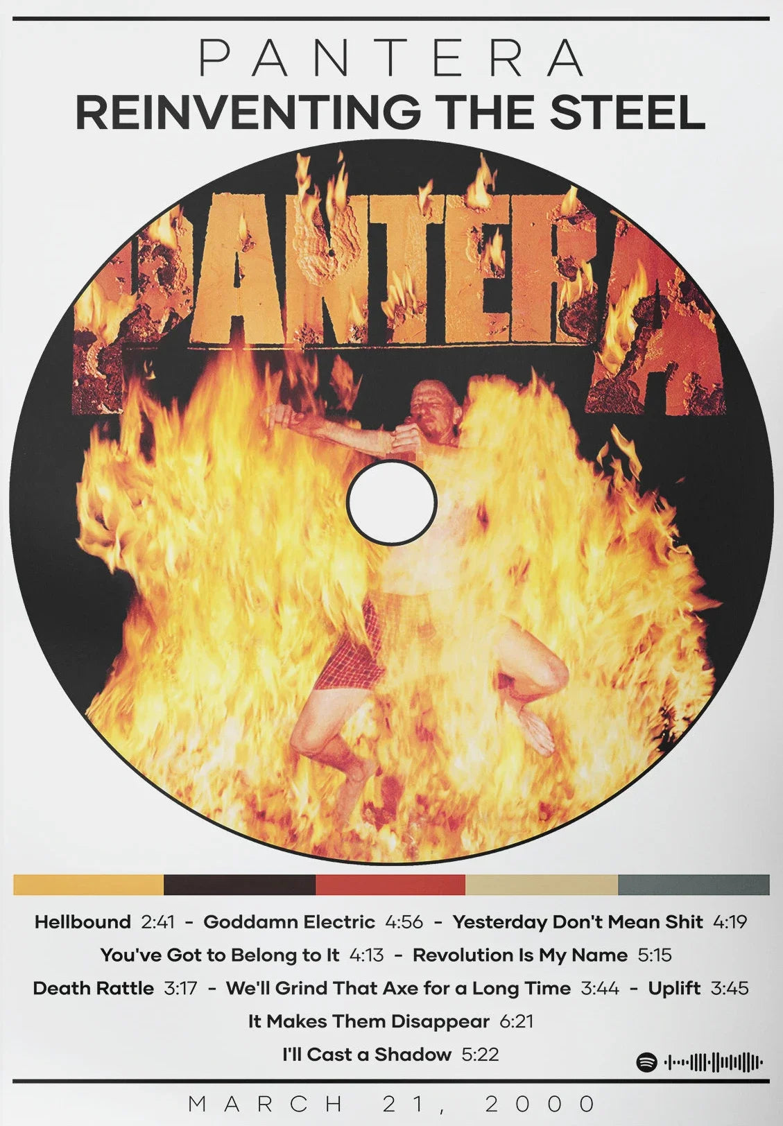 Pantera Wall Poster – Heavy Metal Room Decor