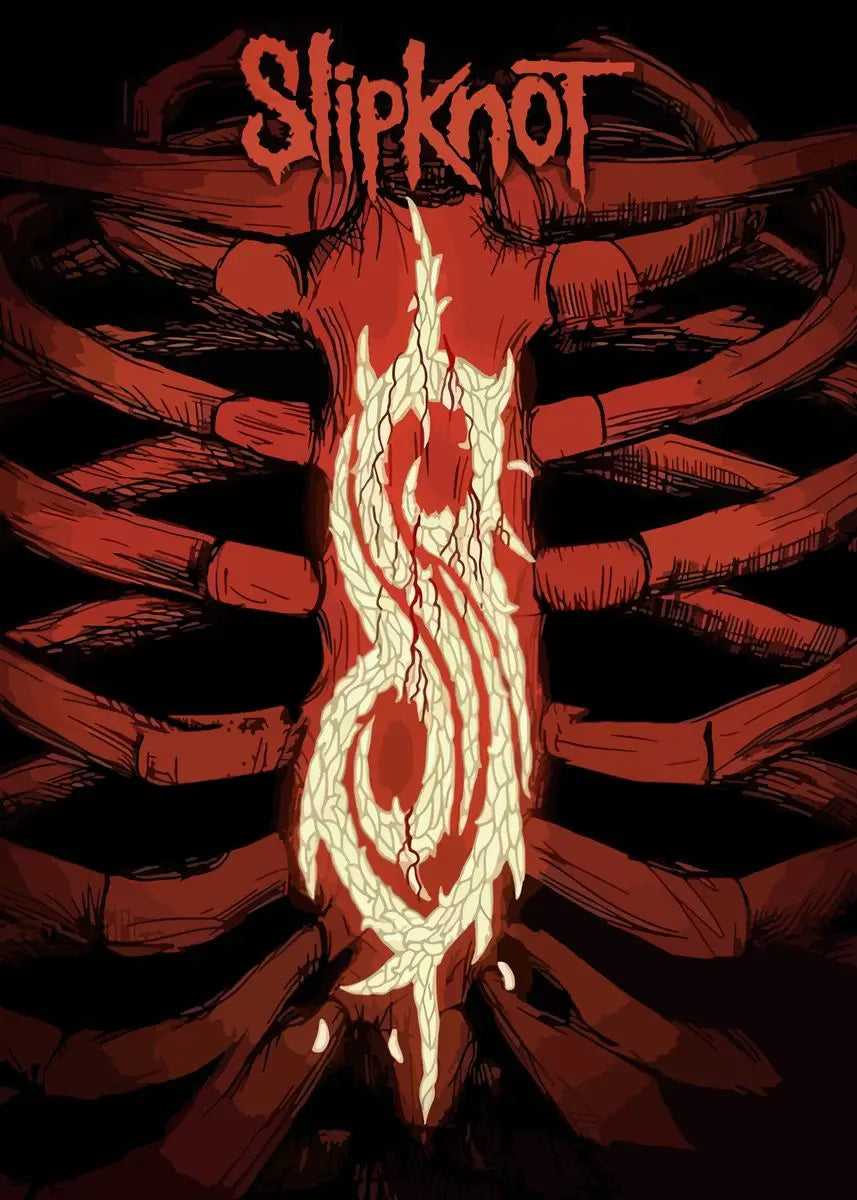Slipknot Band Poster - Heavy Metal Wall Art