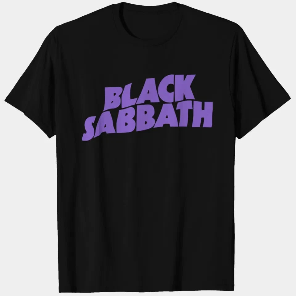 Black Sabbath Purple Logo T-Shirt Unisex – Classic Heavy Metal Style
