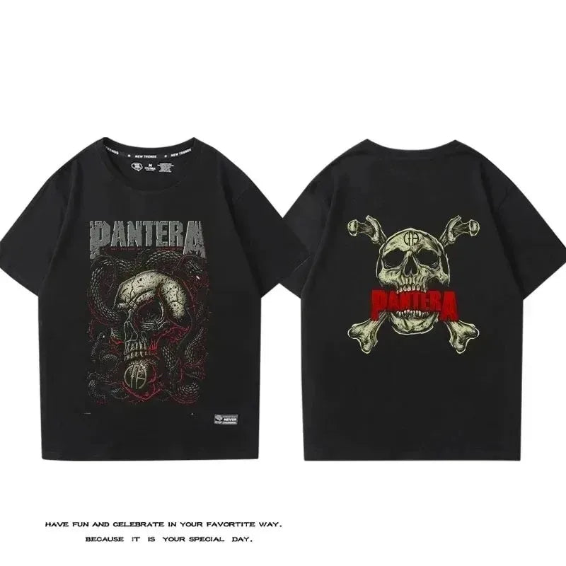 Metal Band T-Shirt Collection – Pantera & Judas Priest | Black |