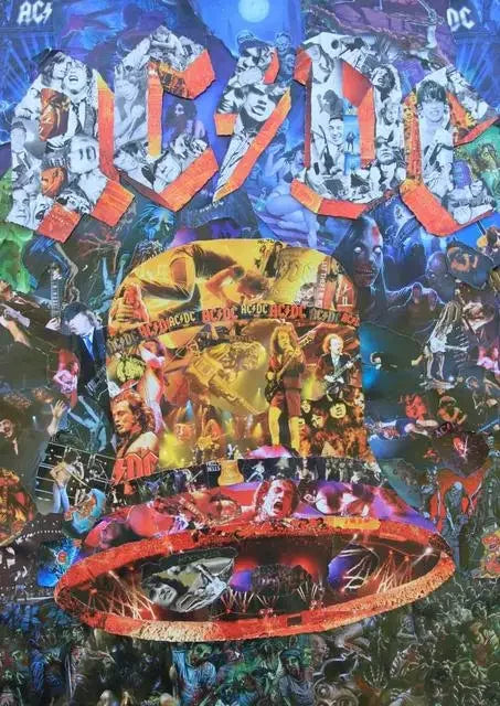 AC/DC Wall Poster – Classic Rock Artwork | Multiple Sizes