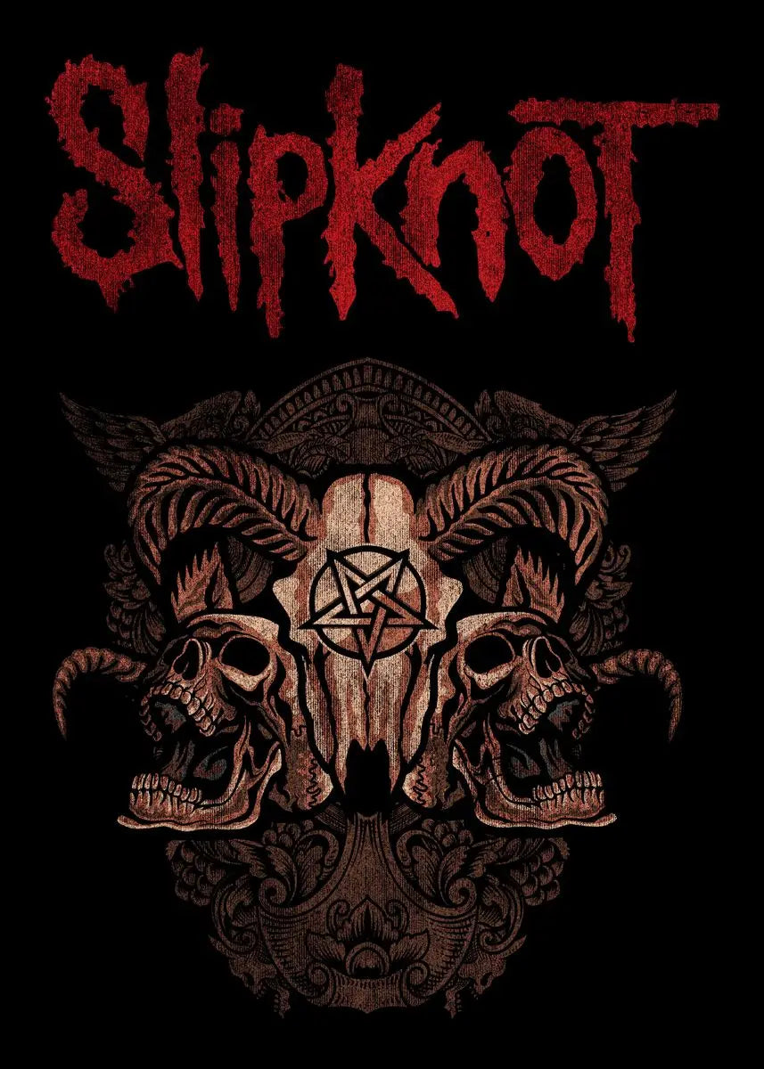 Slipknot Band Poster - Heavy Metal Wall Art