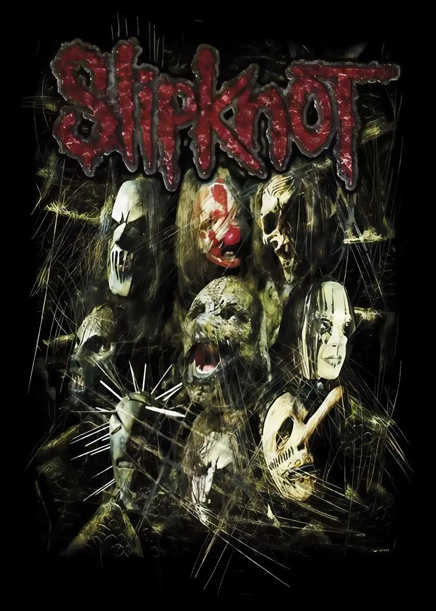 Slipknot Band Poster - Heavy Metal Wall Art
