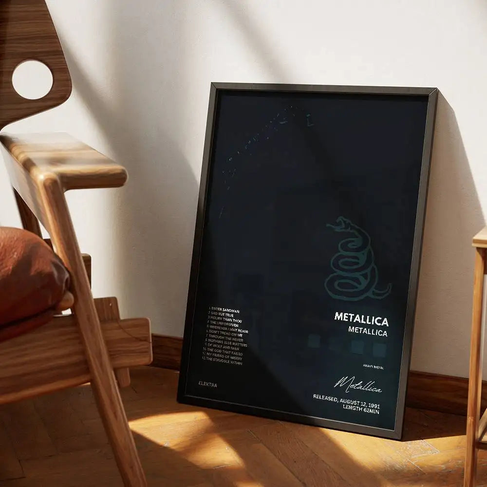 Metallica Vintage Poster – Rock Wall Art for Metal Fans