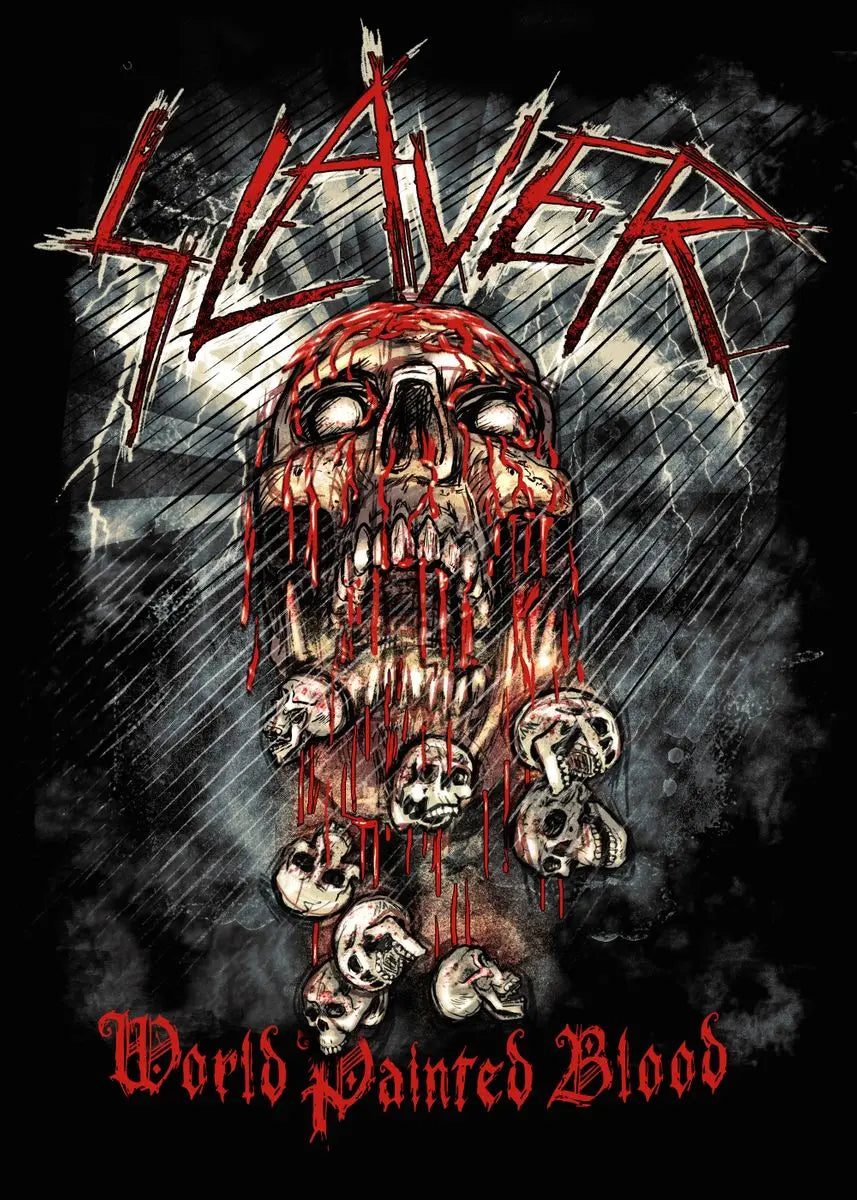 Slayer Wall Poster - Heavy Metal Room Decor
