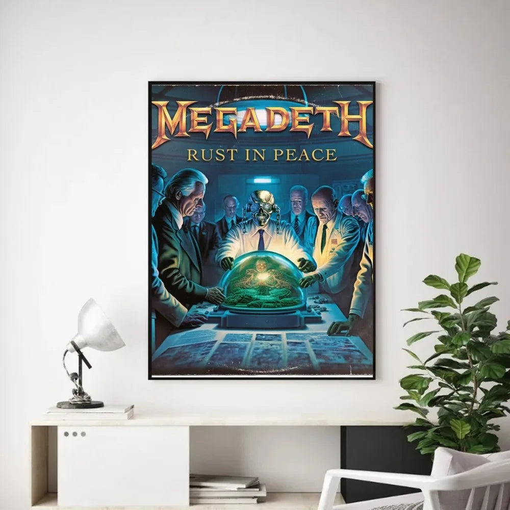Megadeth Wall Poster – Heavy Metal Room Decor