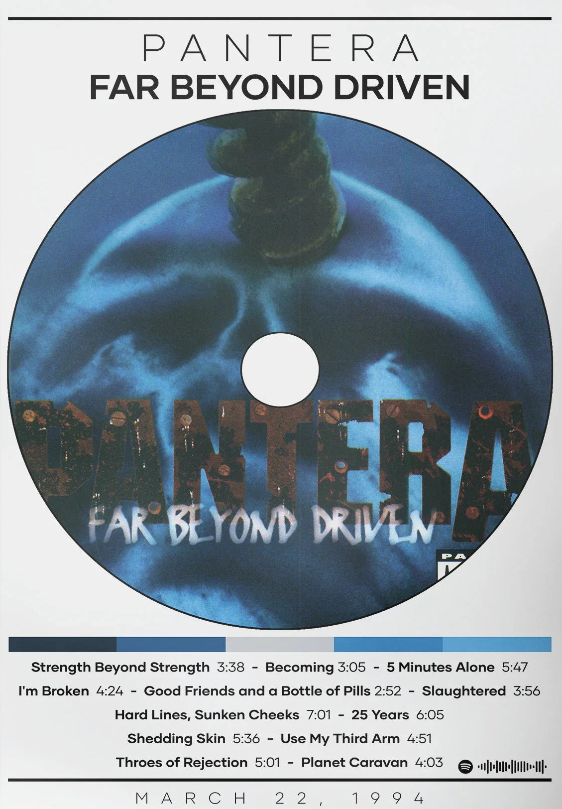 Pantera Wall Poster – Heavy Metal Room Decor