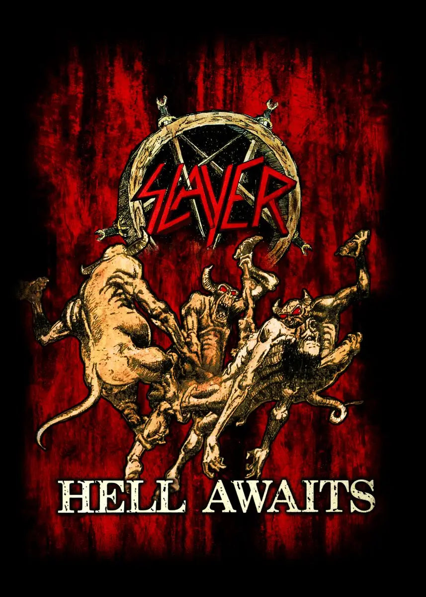 Slayer Wall Poster - Heavy Metal Room Decor