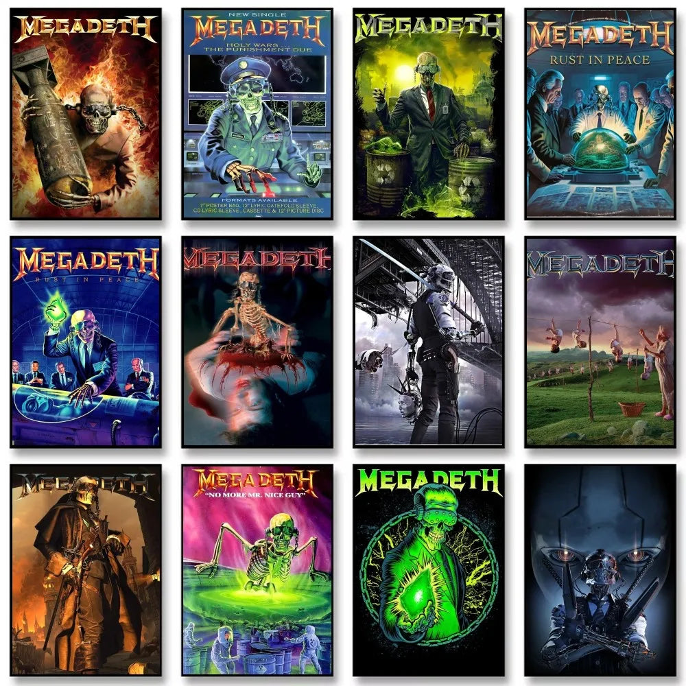 Megadeth Wall Poster – Heavy Metal Room Decor