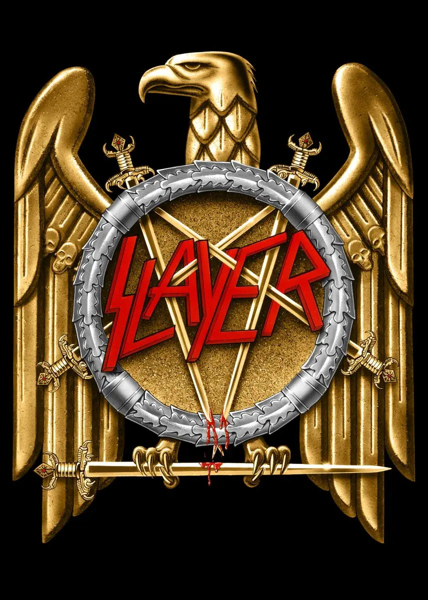 Slayer Wall Poster - Heavy Metal Room Decor