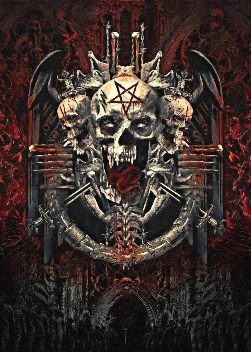 Slayer Wall Poster - Heavy Metal Room Decor