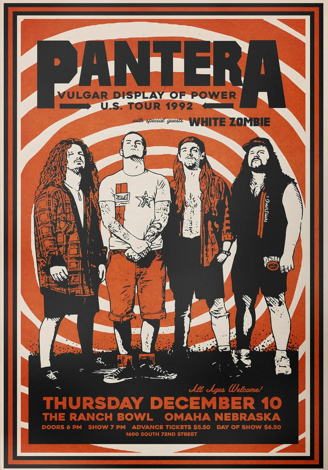 Pantera Wall Poster – Heavy Metal Room Decor