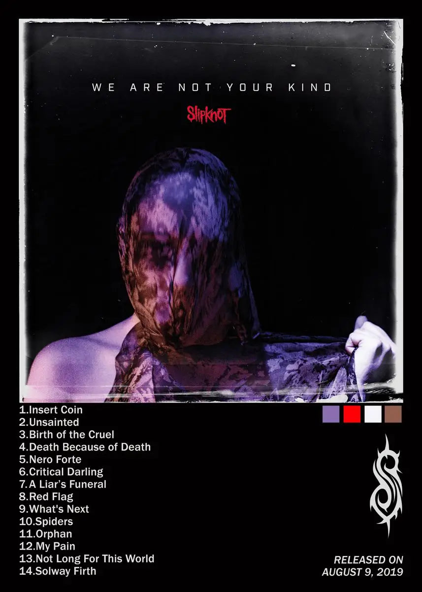 Slipknot Band Poster - Heavy Metal Wall Art