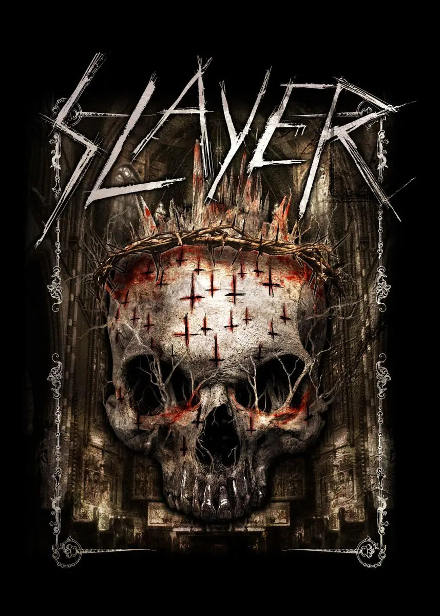 Slayer Wall Poster - Heavy Metal Room Decor