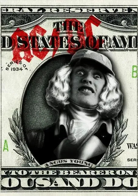 AC/DC Wall Poster – Classic Rock Artwork | Multiple Sizes