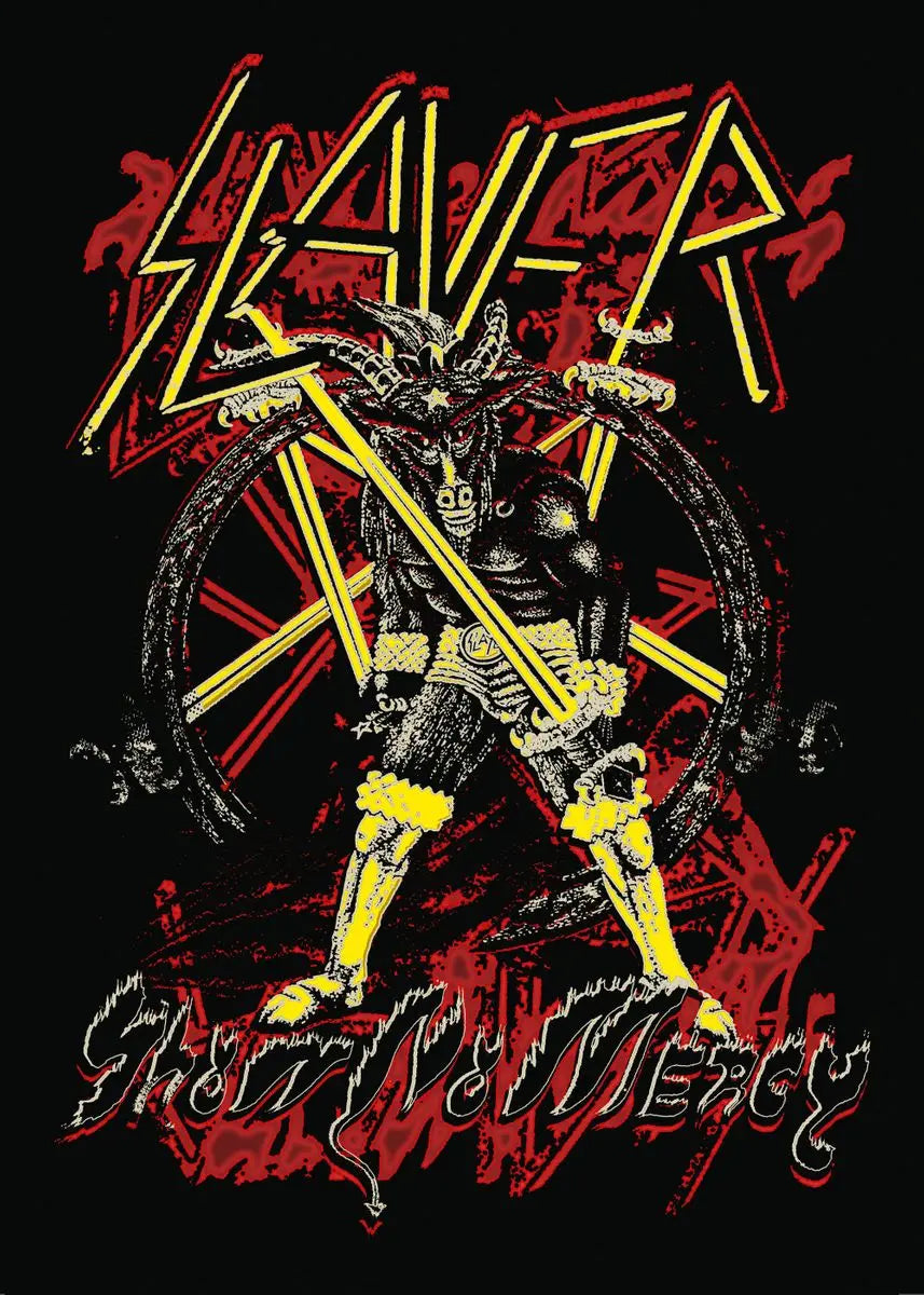 Slayer Wall Poster - Heavy Metal Room Decor