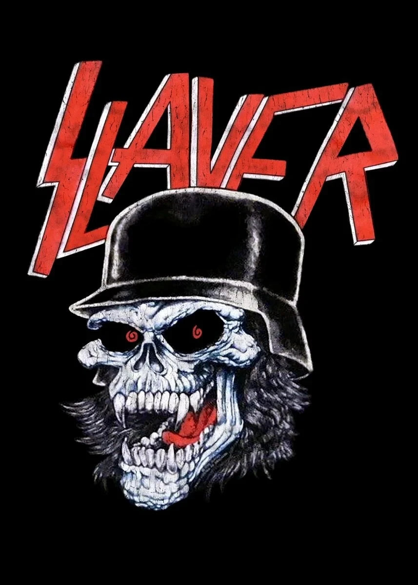 Slayer Wall Poster - Heavy Metal Room Decor