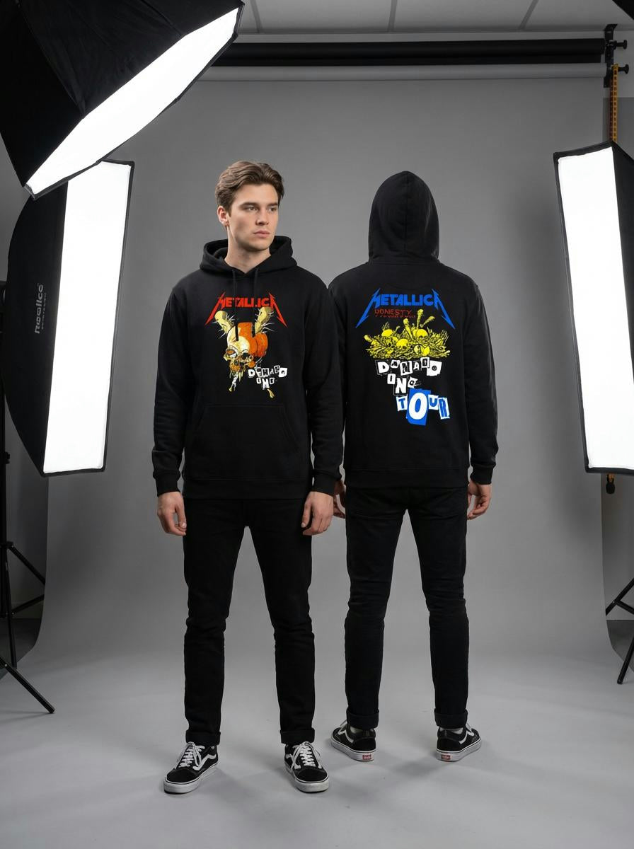 Metallica Hoodie – Classic Metal Band Apparel | Multiple Sizes & Options