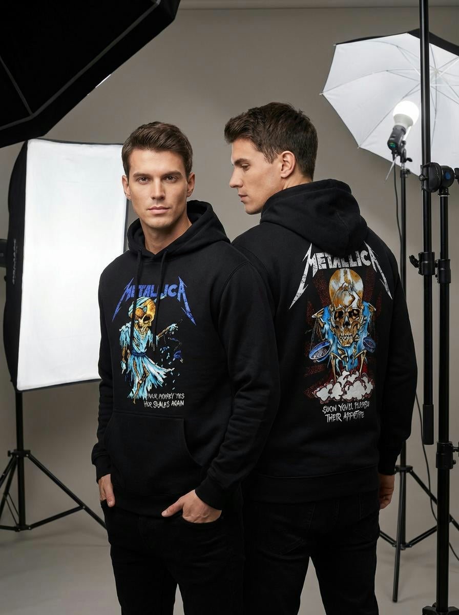 Metallica Hoodie – Classic Metal Band Apparel | Multiple Sizes & Options